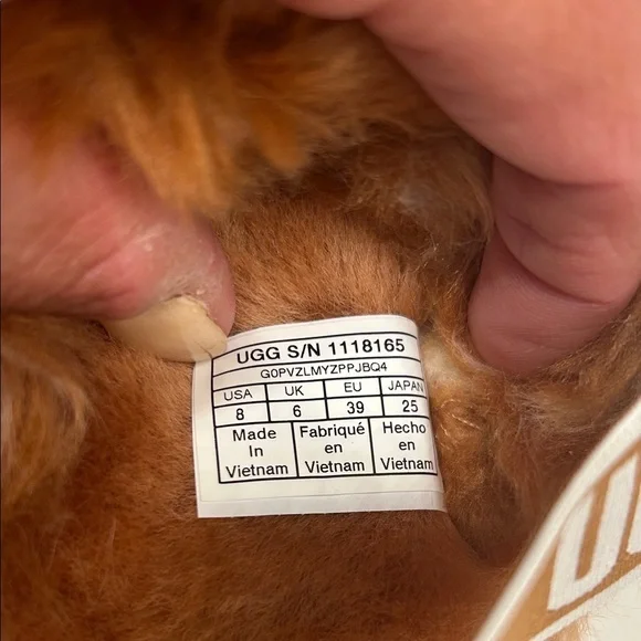 UGG Women's Oh Yeah Spots Slide Slipper Natural Deer Fawn Print New - Picture 10 of 16